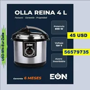 OLLA REINA 4 litros / Tlf 56579735 /(USD-MN-Eur-Zelle)/ Garantía 6m / Recogida en Marianao / Tpte (Costo Adicional) - Img 53914927