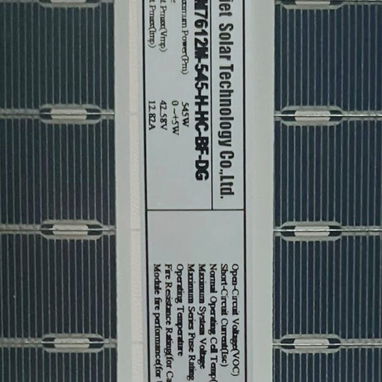 Panel Solar Bifacial 540W Certificados y Nuevos - 3/3