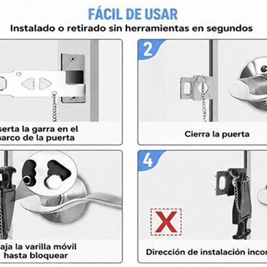 ALARMA SOLAR-SENSOR DE MOVIMIENTO, ALARMA BATERÍAS-SENSOR MOV, ALARMA-CUÑA PARA PUERTAS, LÁMPARA SOLAR DSEGURIDAD-SENSOR - 6/9