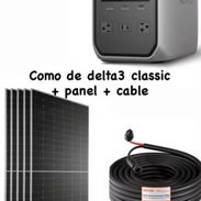 Combo de delta 3 clacic + Cable de 10 metros y panel de 550w. - Img 57854955