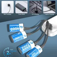 🔋Batería D recargable USB-C;Pila D litio 9000 mWh‼️ - Img 56243075