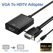 Adaptador Conversor VGA a HDMI 1080p con Audio y Alimentación USB | Perfil OmniStore - Img 51406770