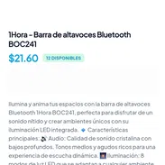 1Hora- Barra de Altavoces Bluetooth BOC241 - Img 56802548