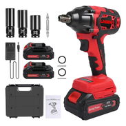 Taladro Atornillador Inalámbrico Llave De Impacto Pistola 12.7mm Linsen Bs01 Con 2 Baterías Con Maletín - Img 54882565