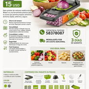 CORTADOR MANUAL DE ALIMENTOS MULTIFUNCIONAL NUEVOS EN CAJA!!! - Img 54883690