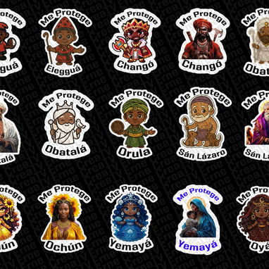 Pegatinas de los Orishas para autos y superficies - 9/9