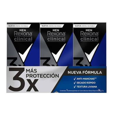 Desodorante en crema Rexona Clinical 58 g de 96 h de duración y protección nuevo en su caja sellado! De mujer y de hombr - 4/4