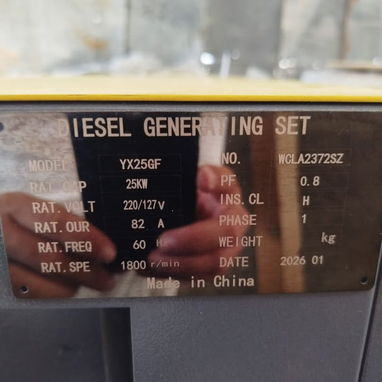 Planta diesel *LA PREFEER*25kw - 4/4