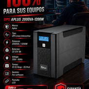 ✅ 1200W ✅ UPS APLUS - 2000VA/1200W - 2 BATERÍAS 12V 9A - 110V. EN CAJA A ESTRENAR. TL 54833699 - Img 55254344