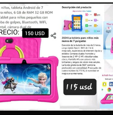 Tablets infantiles, patines, y pistolas de juguete - Img 85705888
