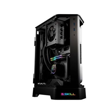 (X) G.SKILL Z5i Mini-ITX – Case Gaming con Vidrio Templado Curvo, Negro, Compatible con GPU 330mm y Radiadores 280mm - Img 126473867