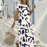 Vestido largo veraniego talla xl no estira - Img 56142751