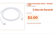 Calidad de construcción superior en el Cable Tipo C a iPhone VPT#-0058 - Img 55444375