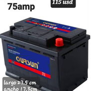 Batería 12v 75amperes disponible marca oursun - Img 45757557