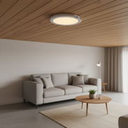 Lámpara LED de Techo Recargable con Sensor de Movimiento, Control Remoto y 3 Tonos de Luz - Img 58430414