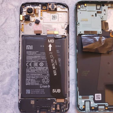 Vendo pantalla original montada en el chasis y batería de un Redmi Note 10 - 53577346 - 3/3