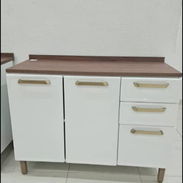 Mueble de cosina 3 puertas y 2 gavetas ,de metal - Img 56879937