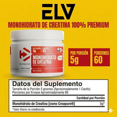 Creatina Dymatize // 60 Serv // Sello Creapure - Img 126424753