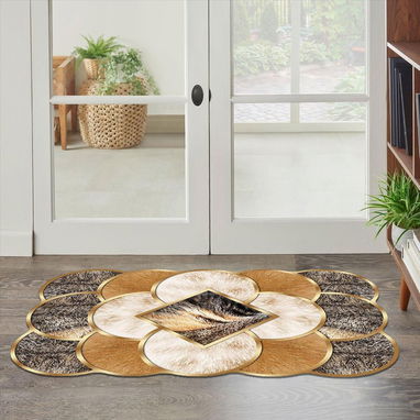 Alfombras decorativas para sala Precio: 26 mil - Medidas: 120 x 200 cm - Material: 100% Poliester - Img 118322055