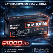 48V x 100 Ah🔋Bateria Humsienk🔋 Em - Img 55574912