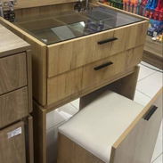 Vanity de madera color marrón nuevo en su caja comunícate con Pedro - Img 53286689
