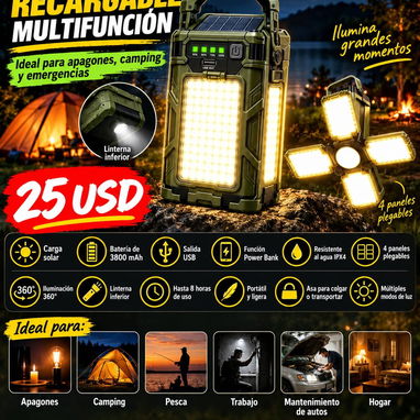 Linterna y Lámparas solares - 3/4