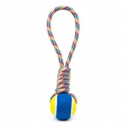 Cuerda con nudos y pelota para perros - Img 57103564