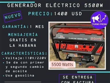 GENERADOR ELECTRICO 5500W - Img main-image-45616826