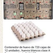 Contenedor de Huevos blanco clase A - Img 57576607