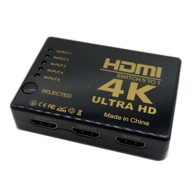 Distribuidor HDMI 5 en 1 Conecte 5 equipos a su televisor por un solo HDMI Con su control remoto!! - Img 90386076
