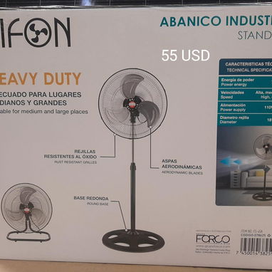 Ventiladores de pared, pedestal y recargable, factura, garantía y mensajería gratis en la Habana, 📞 58684483 - Img 114008953