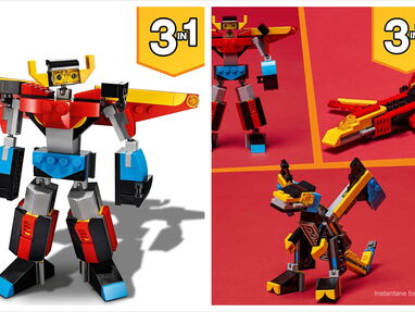 Juguete LEGO 31124 "Robot Invencible 3 en 1" Juguete de Armar Lego NUEVO y Original - Img main-image