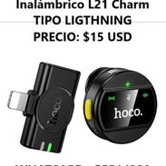 Hoco – Micrófono Inalámbrico L21 Charm TIPO LIGTHNING, ENTREGA DE FACTURA - Img 57016940