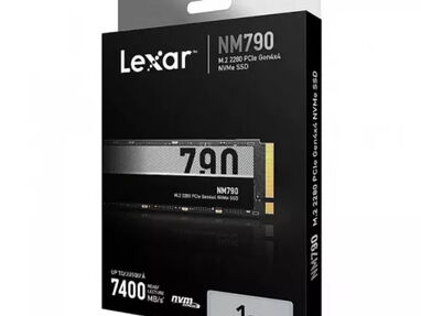 SSD NVMe ULTRA M.2 LEXAR NM790 + DISIPADOR DE CALOR DE 1TB|SPEED(7400MB/s)|EN CAJA!! + GARANTIA(7 DIAS). - Img 64539618