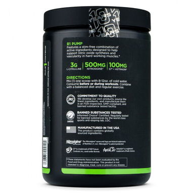 PUMP PRE ENTRENO RULE1 - 3/4