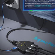 Spliter conmutador 4K compatible con HDMI , 3 entradas en 1 salida full HD 1080p - Img 56083770