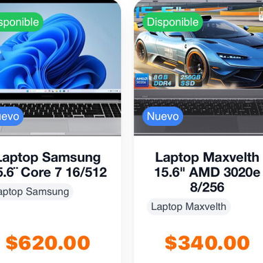 📲52774129 Buen precio Laptops en Ventas + de 20 modelos de laptops nuevas ,selladas y otras de poco uso con garantia, - Img 125538098
