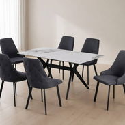 Juego de Comedor moderno de 6 sillas - Entrega incluida - Img 58403557