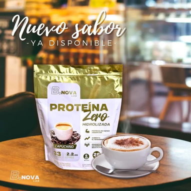 Proteina 100%  WHEY Protein ZERO Hidrolizada 1kg 33 servicios - Img 53540791