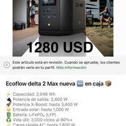 Ecoflow Delta 2 Max nuevas en caja - Img 57449596