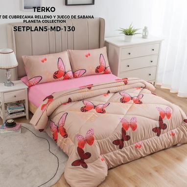 馃泴Juegos de edredones Set de 5 piezas 鉁匥ING SIZE - Img 127256080