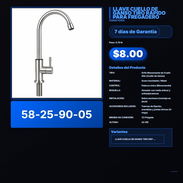 LLAVE CUELLO DE GANSO TIRO RÁPIDO PARA FREGADERO VPT -0099 - Img 57891801