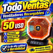 Ventilador recargable ! Artemisa - Img 57198405