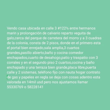 Casa en venta - 2/10