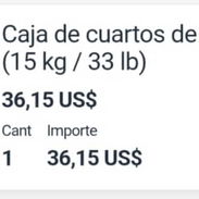 Caja de Pollo de 15kg 33 libras Importado Americano Marca Tyson ,muslo y contra muslo .Precio 35 usd . Contacto al 52686 - Img 55883916