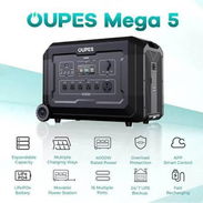 ⚡OUPES MEGA 5 🔋5040 Wh Capacidad LiFePO4  ✅ 4000 W Potencia Nominal  ✅ 7000 W Potencia Pico 🧾 Factura y Garantía  🚛 - Img 54525820