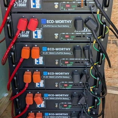 🔋 BATERÍA INTELIGENTE ECO-WORTHY – LiFePO4 - 3/4