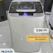 Lavadora Automática Milexus de 7.5 kg ***210usd💵 con 🚘 incluído* y garantía de 1M. - Img 57451310