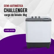 ‼️LAVADORA CHALLENGER SEMI-AUTOMÁTICA 8KG ‼️ - Img 58111914