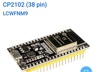Esp32 Wroom Wi-Fi + Bluetooth CP2102(38pin) - Img 67197513